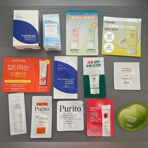 K-beauty Sunscreen  Sample Pack